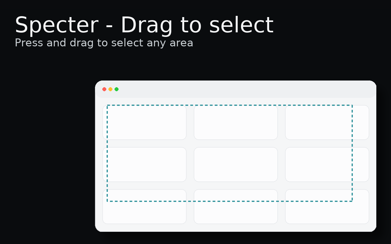 Drag to select